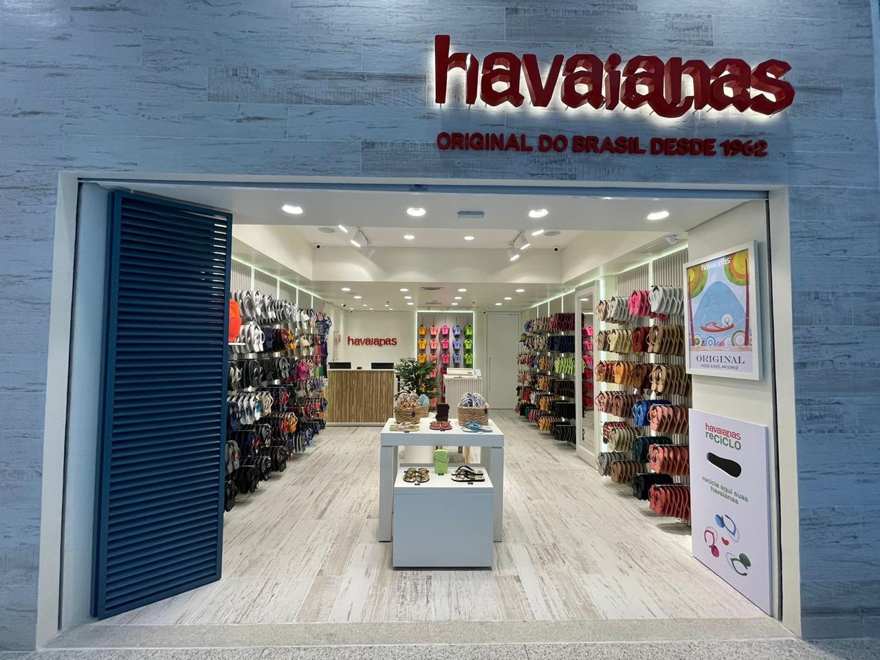 Fachada da loja Havaianas executada pela Módulo2