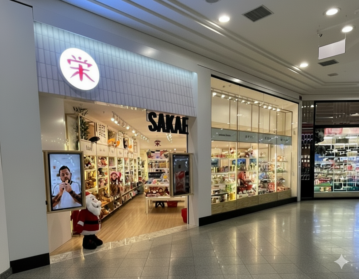 Fachada da loja Sakae entregue pela Módulo2